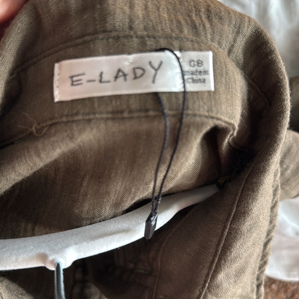 LF women’s olive green button up - Picture 7 of 7